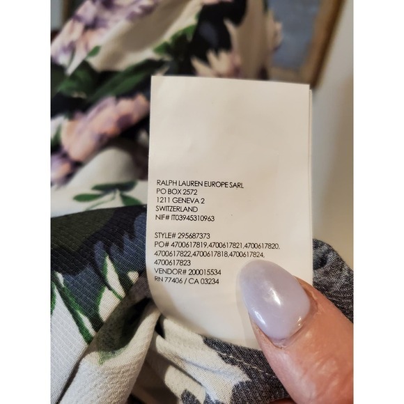 Club Monaco Floral Blouse size Small - Picture 9 of 10